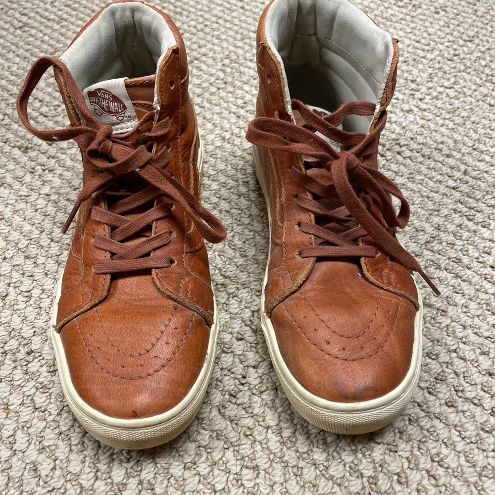 Leather vans